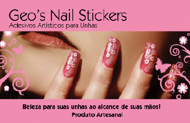 Geo's Nail Stickers Adesivos para Unhas